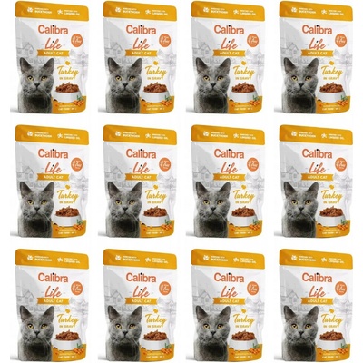 Calibra Life Adult Turkey gravy 12 x 85 g