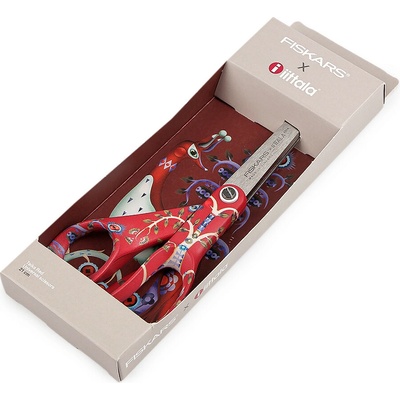 Nůžky Fiskars délka 21 cm designové Varianta: 2 (1491) červená, Balení: 1 ks 61733/160290/286515