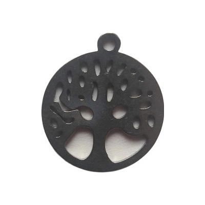 Přívěsek - strom života, cca 16x14x1mm