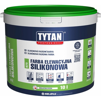 TYTAN PROFESSIONAL IS73 silikónová fasádna farba 10 l Báza C