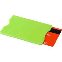 FIDORA plast.obal na kreditní kartu, RFID technologie, zelená