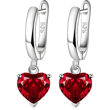 HARAHU Обеците ni-29373 - Червена kp29373 (ni-29373)