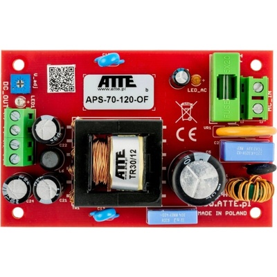 Napájecí zdroj Atte SMPS 12V 6A 72W Napájecí zdroj ATTE APS-70-120-OF