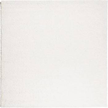 Шаги килим с дълъг косъм, модерен, кремав, 240x240 см