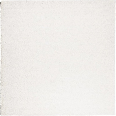 Шаги килим с дълъг косъм, модерен, кремав, 240x240 см