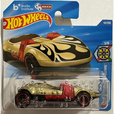 Hot Wheels Autíčko Hračka BRAILLE RACER / Závodné autíčko TWIN MILL
