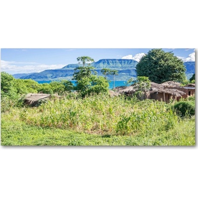 Moderný sklenený obraz z fotografie jazero Malavi 100x50 cm