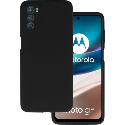 Motorola Кейс Silicone Lite за Motorola Moto G42, Защита около камерата, Черен (4294)