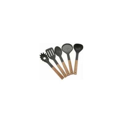 Klausberg Комплект кухненски прибори Klausberg KB 7511, 5 части, Бук и найлон, Сив (KB 7511)