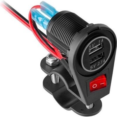 USB nabíjačka PEIYING PY-CHR0008 na motocykel