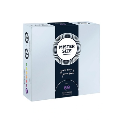 MISTER SIZE Pure Feel - Презервативи 69 мм - 36 бр