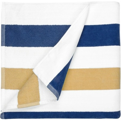 The One Towelling ručník Towel Stripe 90 x 190 cm navy zlatá