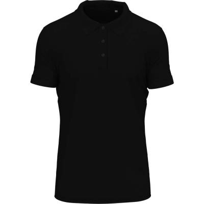 Stedman stretch polo st9640 / Мъжка еластична поло тениска - черна l (st9640blol)
