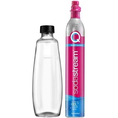 SodaStream Bombička CO2 Quick Connect + skleněná láhev Duo 1 l – Zboží Mobilmania