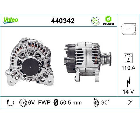 Alternátor VALEO 440342
