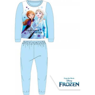 EplusM Dívčí fleecové pyžamo DISNEY FROZEN Coral modré