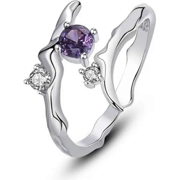 Silenti Jewelry Сребърен пръстен "Edgy" - 6 - 52мм (16.6мм диам. )