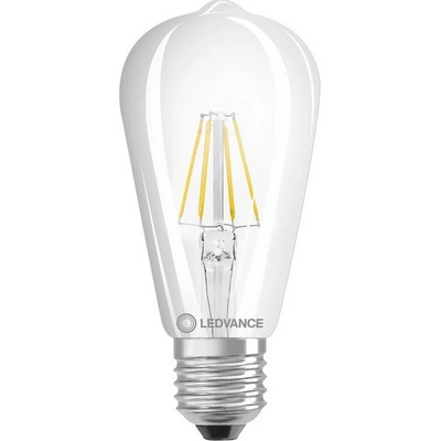 Ledvance LED vláknová žiarovka Clasic Edison 60 E27 5,8W, 4000K, 806lm, priehľadná, stmievateľná
