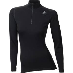 Aclima Дамски вълнен пуловер Aclima Women's WW Mock Neck Merino base layer - Jet Black (115-0295-0812)