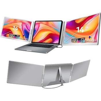 ExtraLink Smart Life S688 14" преносим лаптоп монитор, IPS, 1920x1200, двоен дисплей (EX.21571)