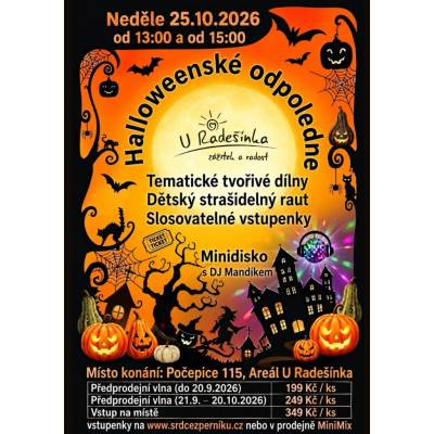 Vstupenka Halloween pro děti 25.10. čas: 15:00