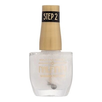 Max Factor Nailfinity Shimmer Top Coat třpytivý vrchní lak odstín 102 Starry Veil 12 ml