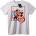 NOONEBRAND Тениска Сърце Любов - 2XL, Black