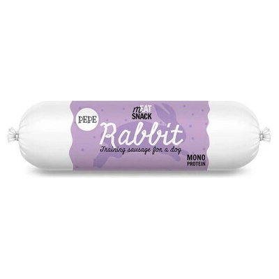 PAKA ZWIERZAKA PEPE Meat Snack Králičia klobása pre psov 200 g