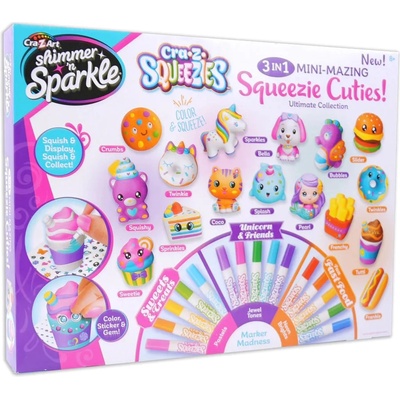 CRA-Z-ART Творчески комплект Cra-Z-Art - Оцвети Squeezies фигурки (17356)