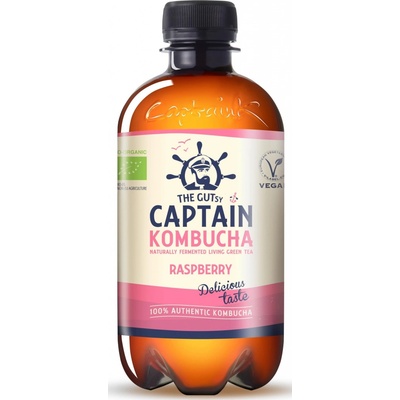 The Gutsy Captain Kombucha malina bio 400 ml – Zboží Dáma