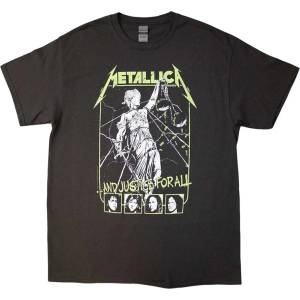 Metallica Justice Faces Charcoal Grey L Риза (METTS86MC03)