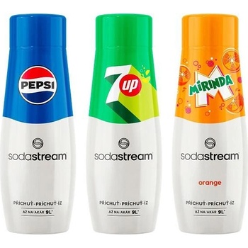 SodaStream Pepsi 440 ml a 7 Up 440 ml a Mirinda 440 ml