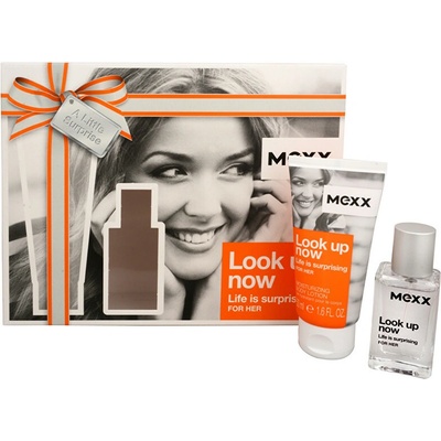 Mexx Look up now for her EDT 15 ml + telové mlieko 50 ml women darčeková sada