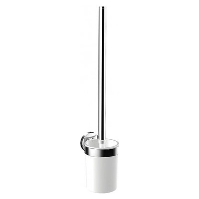 Emco Round kefa WC s nádobkou plast biela chróm 431500100