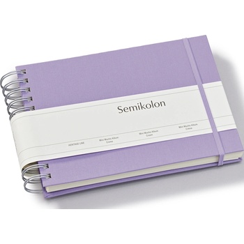 Semikolon Uni Mini Mucho албум за снимки, лилав, с бели страници (369985)