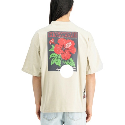 Alpha Industries Aloha Flower T BP Vintage White