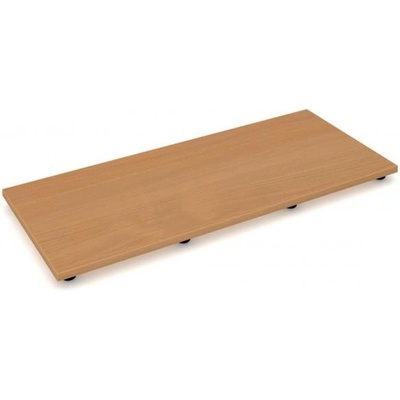 OFFICE PRO Vyrovnávacie dno pre 3 kartotéky OP, 124,8x64 cm, buk