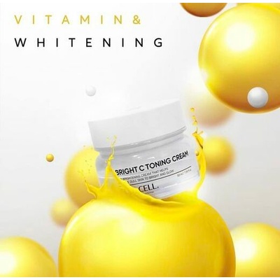 CELL BY CELL BRIGHT C TONING CREAM Pleťový krém na sjednocení tónu pleti a proti tmavým skvrnám 50 ml – Zboží Dáma