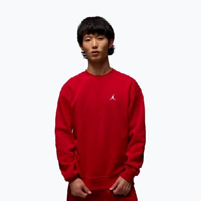 Мъжки суитшърт Nike Jordan Brooklyn Fleece Crew gym red/white