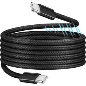 LogiLink Кабел Logilink USB 2.0 Type-C, C/M - C/M, с магнитно съединение, 100 W, найлон, черен, 1 м