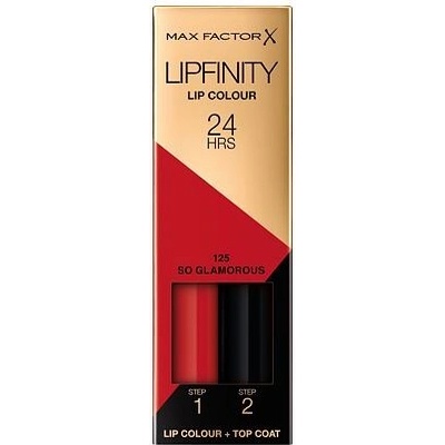 Max Factor Lipfinity 24HRS lesklý rúž 125 So Glamorous 4,2 g