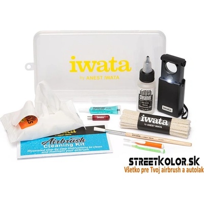 Čistící sada Iwata CL-100 pro čištění airbrush pistolí