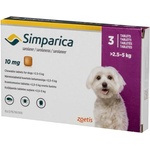 Zoetis Simparica 10 mg Симпарика дъвчащи таблетки за кучета от 2.5 до 5 kg