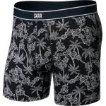 Saxx Мъжко синтетично термобельо Saxx Daytripper Boxer Brief Fly Synthetic base layer - Tropical Tattoo / Black - размер XXL (014-1920-1514)