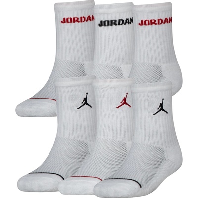Air Jordan Чорапи Air Jordan Kids' Legend Pack Crew Trainer Socks - White