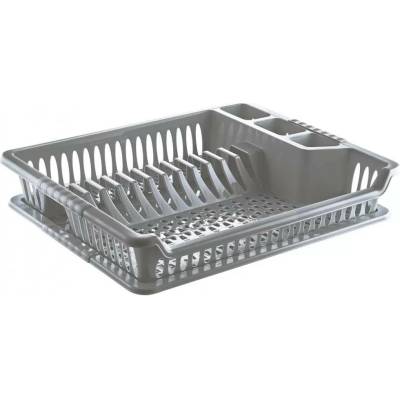 Odkapávač UH Vio luxury 2 díly 45x37x8,5 cm šedá