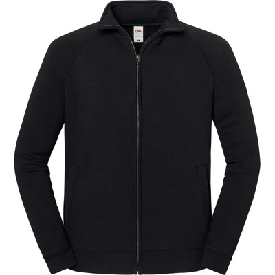 Fruit of the Loom mikina Iconic Premium Sweat Jacket black