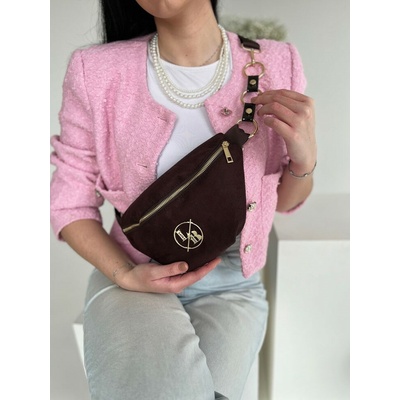 Laura Biaggi Hnedá crossbody kapsička