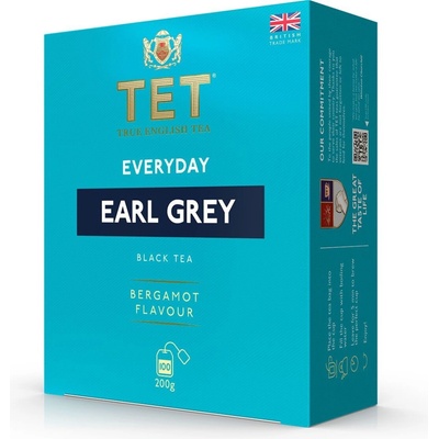 TET Everyday Earl Grey černý čaj 100 ks