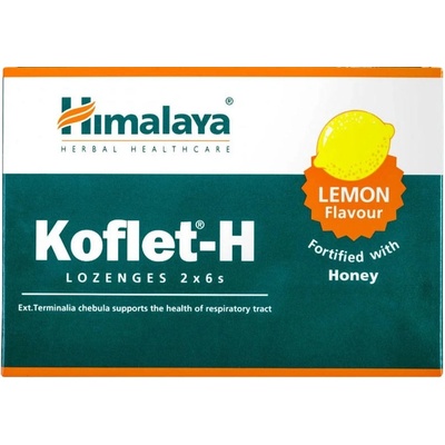 Himalaya Koflet-H lemon lozenges 12 pastilok